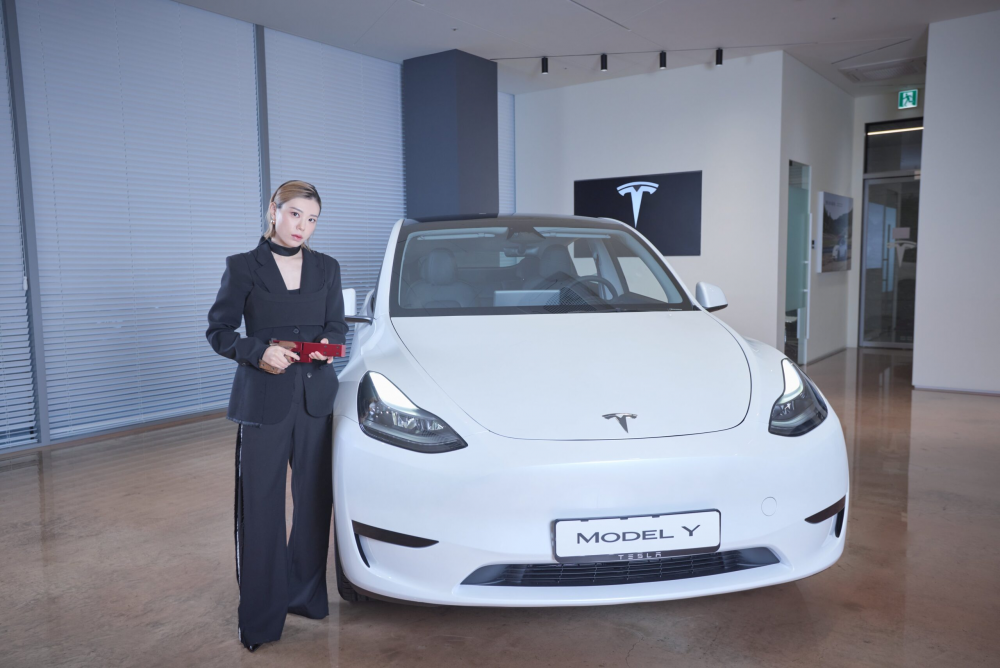 Kim Ye Ji has been appointed as Tesla Korea's first ambassador. — Picture courtesy of Plfil
