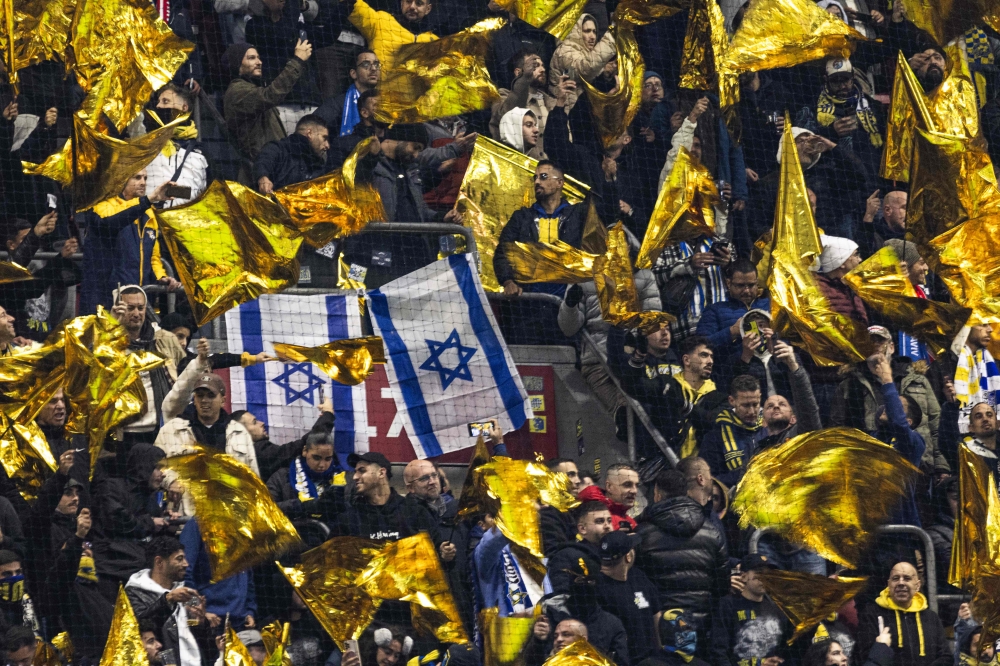 Amsterdam’s police chief supported the Palestine Football Association’s allegations of Israeli Maccabi Tel Aviv incitement saying there had been “incidents on both sides”. — AFP
