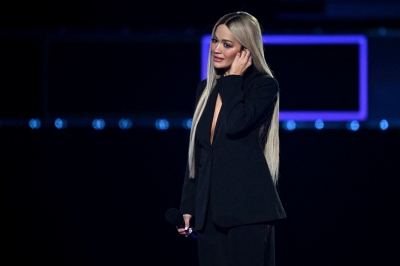Rita Ora chokes up during emotional Liam Payne tribute at MTV Awards