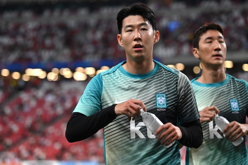 Son Heung-min’s South Korea will also look to close on a spot at the showpiece in North America as they travel to Kuwait on Thursday and then face Palestine in Jordan next week. — AFP pic