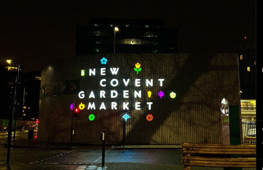 Located on the south bank of the River Thames, surrounded by high-rise buildings glinting in the dawn of early winter, the wholesale market is the UK’s largest for fruit, vegetables and flowers. — Picture from Instagram/marketflowers   