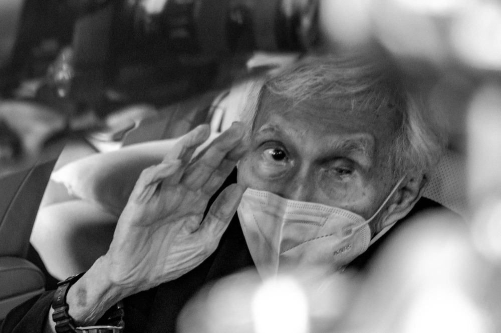 Former finance minister Tun Daim Zainuddin as seen leaving the Kuala Lumpur Court Complex on January 29, 2024. — Picture by Firdaus Latif