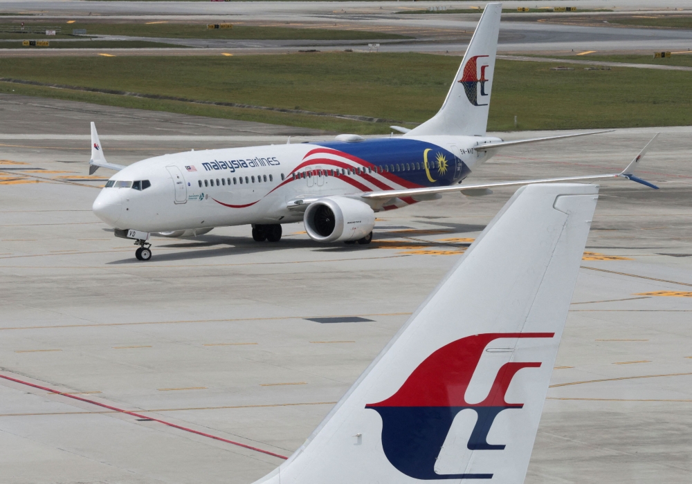 Malaysia Airlines planes are seen on the tarmac of Kuala Lumpur International Airport at Sepang, Malaysia August 28, 2024. — Reuters pic 
