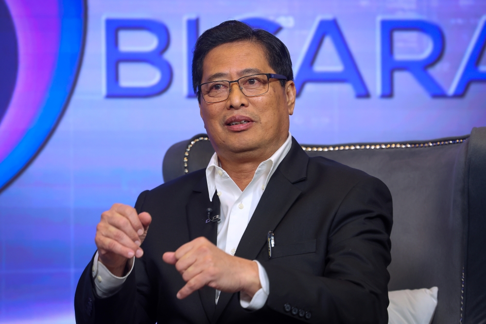 MACC Chief Commissioner Tan Sri Azam Baki speaks during an interview with Bernama TV in Kuala Lumpur, on Nov 15, 2024. — Bernama pic