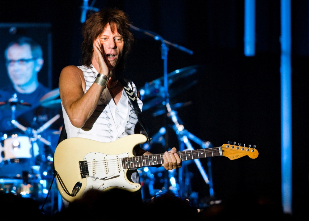 British rock guitarist Jeff Beck performs during the 43rd Montreux Jazz Festival in this file photo taken on July 17, 2009. — Reuters pic  