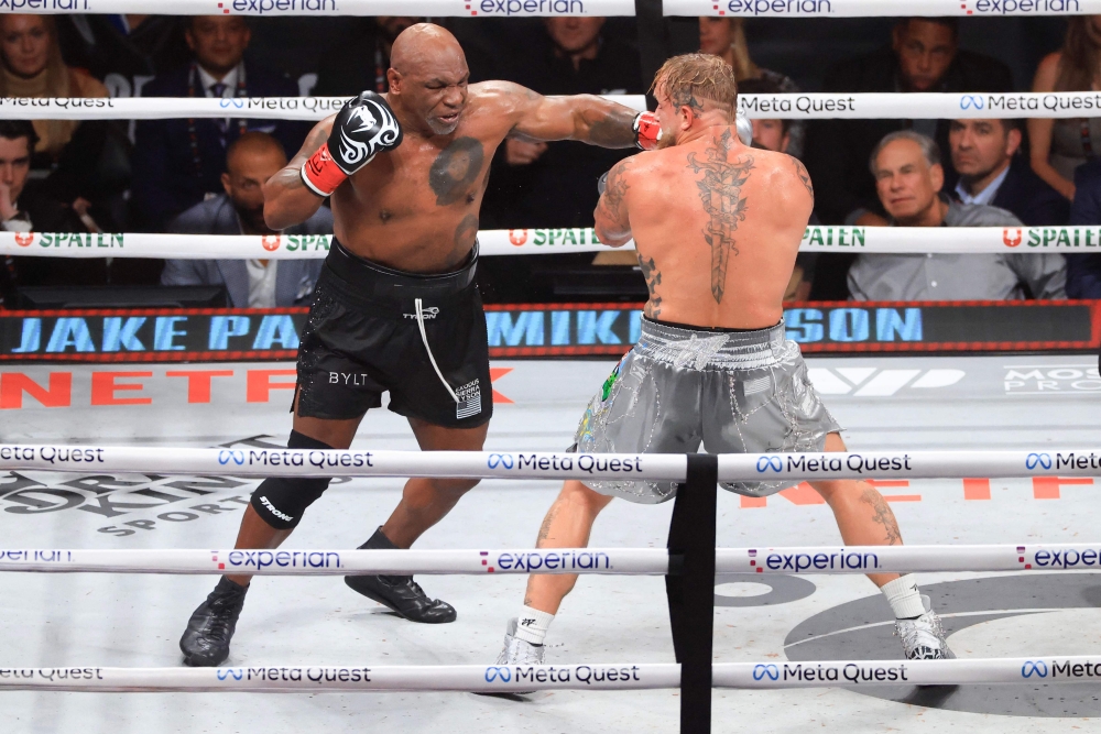 Tyson, who said he nearly died in June over health issues, had left open chances for another ring return in comments shortly after the defeat. — Getty Images via Reuters
