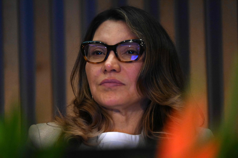 Brazil’s First Lady Rosangela “Janja” da Silva attends the opening ceremony of the G20 Social Summit at the Museum of Tomorrow in Rio de Janeiro, Brazil, on November 14, 2024. — AFP pic
