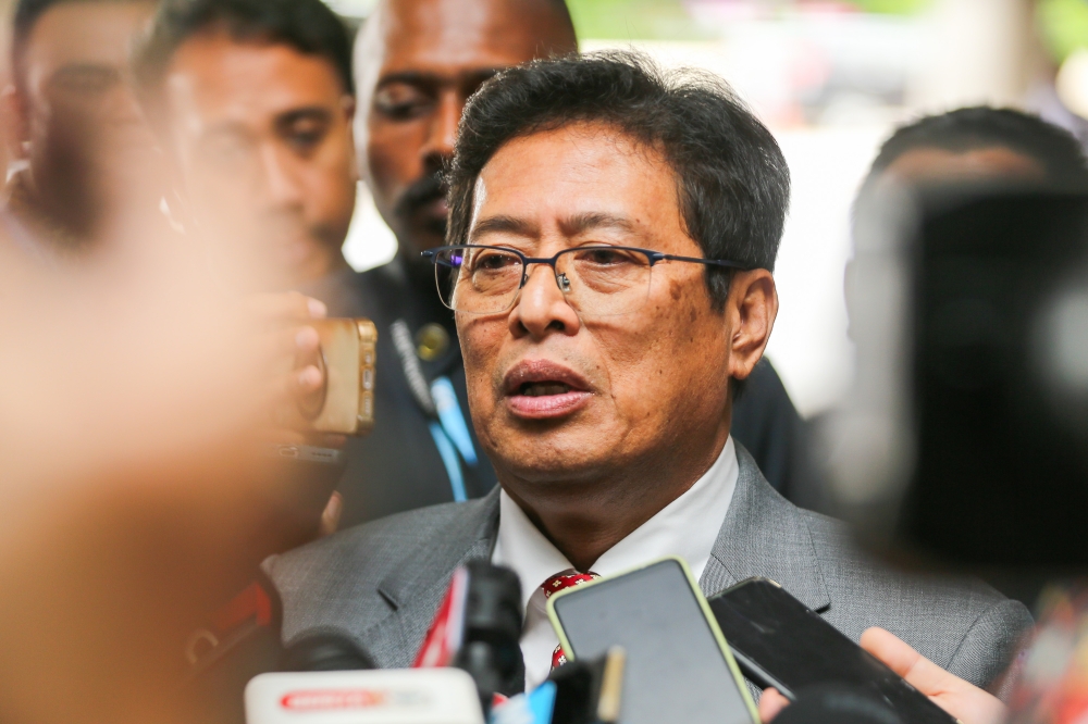 MACC Chief Commissioner Tan Sri Azam Baki said the public often misunderstood the issue of whistleblowers, whereby some thought that anyone with information about corruption could apply for protection. — Picture by Miera Zulyana