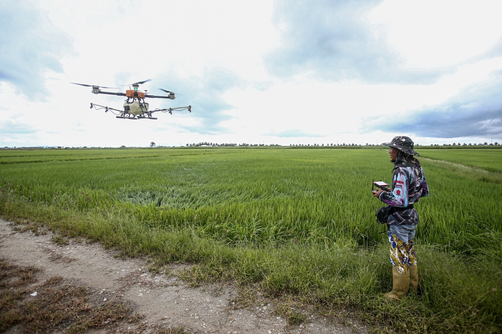 Drones are now actively used in various sectors from tourism to tower management. — Picture by Farhan Najib