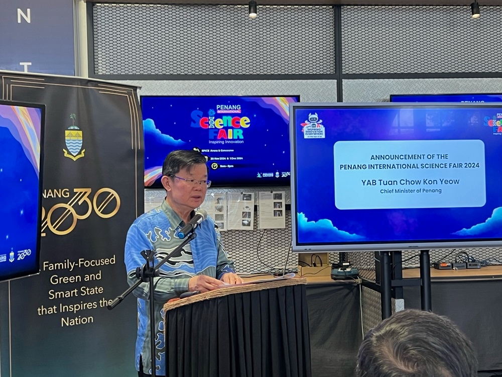 Penang has to continue developing highly skilled and future ready workforce to meet new challenges and remain a global hub for manufacturing and technology, said Penang chief minister Chow Kon Yeow. — Picture by Opalyn Mok  