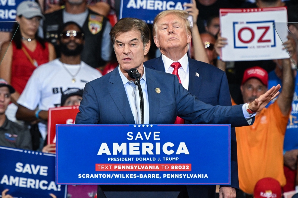 President-elect Donald Trump on November 19, announced the nomination of Dr. Mehmet Oz to serve as the Centers for Medicare and Medicaid Services (CMS) Administrator. — AFP pic
