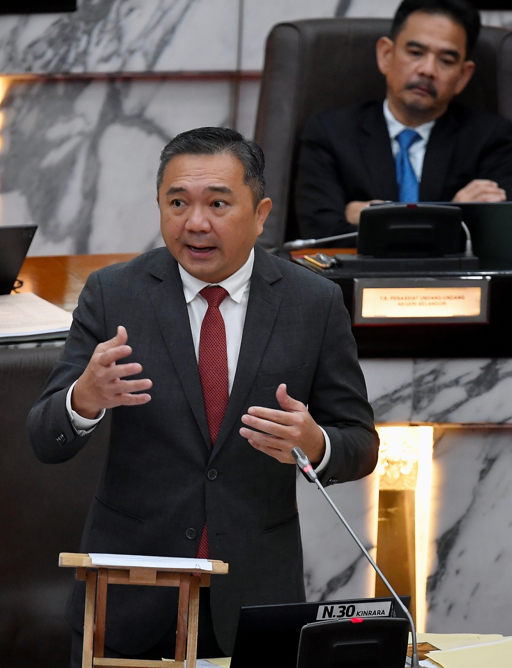 Selangor Investment, Trade and Mobility Committee chairman Ng Sze Han said the Selangor Mobility Master Plan Study focuses on the development and provision of an integrated public transport network that caters to ‘First Mile, Last Mile’ connectivity. — Bernama pic