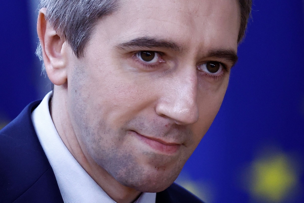 Ireland Prime Minister Simon Harris said today his government will adhere to the International Criminal Court's arrest warrant against Benjamin Netanyahu. — AFP pic