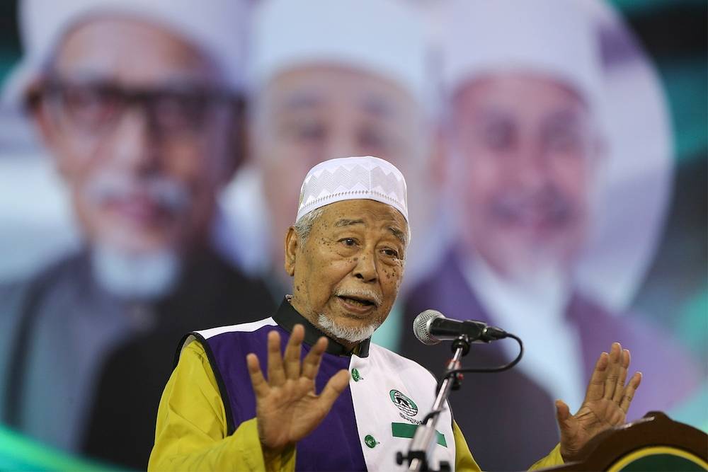 PAS spiritual leader Datuk Hashim Jasin insisted that the Islamist party is more suited to lead Perikatan Nasional. — Picture by Azneal Ishak