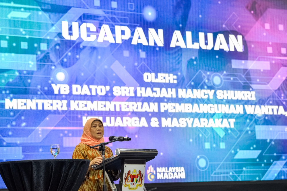 Minister Datuk Seri Nancy Shukri said the policy is a step towards reinforcing efforts to safeguard children’s welfare, focusing on protection from violence, exploitation, and neglect. — Bernama pic