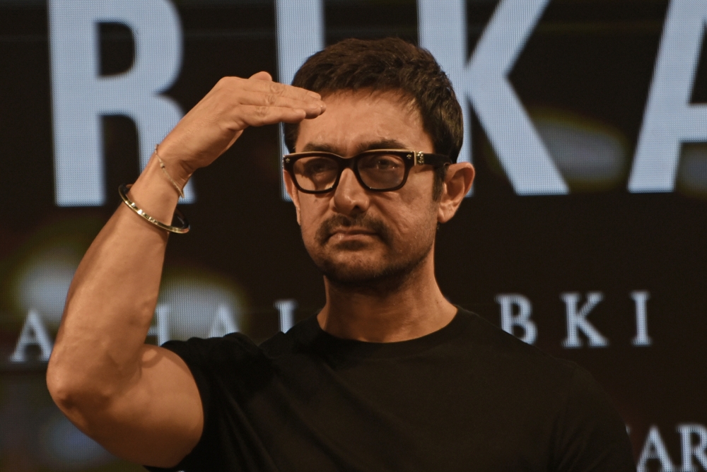 Aamir Khan, 59, is in the United States to promote Lost Ladies, India’s official entry to the foreign language category at the upcoming Academy Awards, which he has co-produced with ex-wife Kiran Rao .— NurPhoto via Reuters