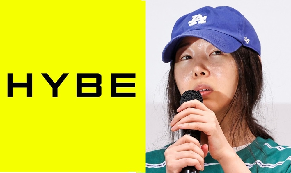 Former Ador CEO Min Hee-jin has filed a formal complaint against Hybe’s PR officials. — Combination picture via Facebook/HYBE and Yonhap/AFP