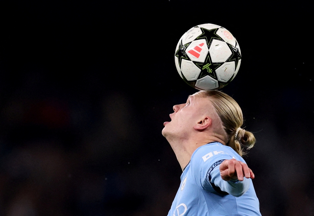 Erling Haaland scored either side of an Ilkay Gundogan strike for the hosts, who looked poised for victory after a five-game losing streak in all competitions. — Reuters pic