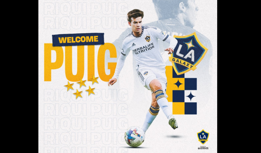 LA Galaxy will be counting on their classy Spanish playmaker Riqui Puig. — Picture via Facebook