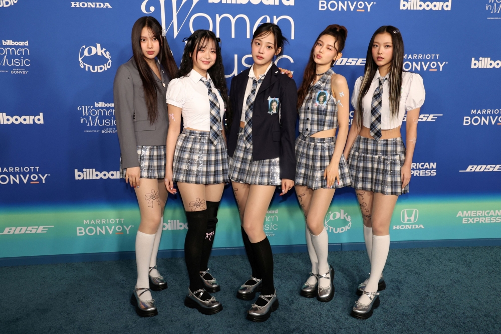 The statement comes a day after NewJeans held a press conference accusing ADOR of contract breaches and sidelining the group following the removal of Min Hee-jin, the band’s creator, as CEO. — Reuters pic