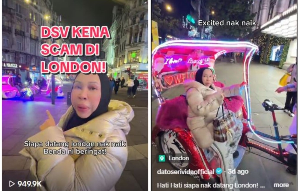 The cosmetics mogul recently shared a TikTok video on how she got scammed in London. — Screenshots from TikTok/datoserividaofficial