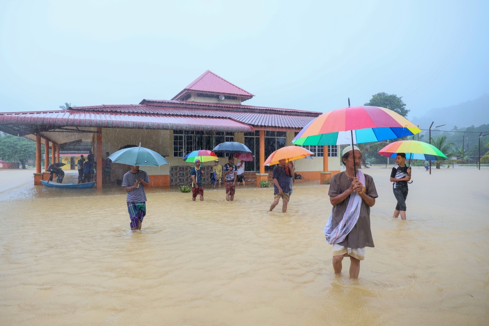 The ongoing monsoon season has seen multiple states affected by rising water levels. — Bernama pic