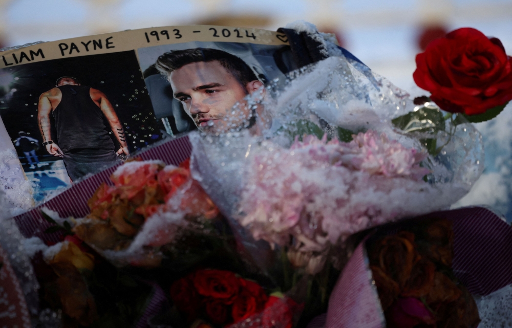 Former One Direction singer Liam Payne was found dead after he fell from a third-floor hotel room balcony in Buenos Aires on October 16. — Reuters pic