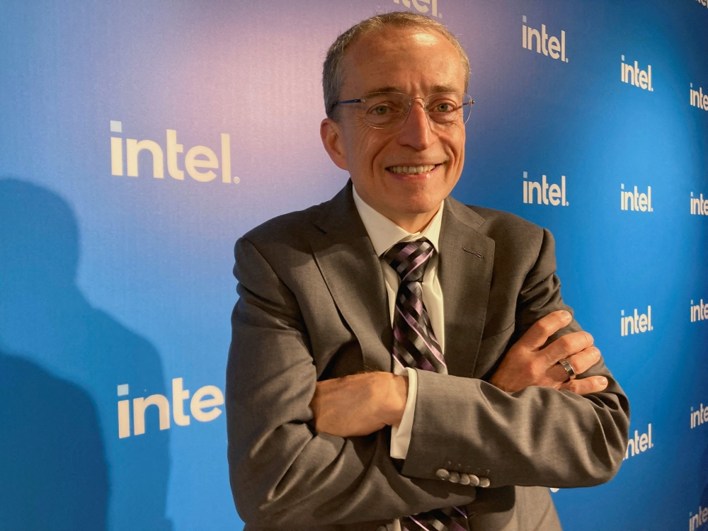Intel CEO Pat Gelsinger, who began his career at Intel in 1979 and served as its first chief technology officer, returned to the company as CEO in 2021 during a critical period for the company. — Reuters pic