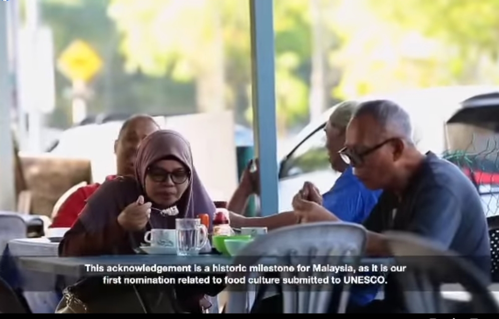 According to Motac, the Evaluation Body concluded that Malaysia’s breakfast culture met all the criteria outlined in Unesco’s 2003 Convention for the Safeguarding of the Intangible Cultural Heritage. — Screengrab from YouTube/Motac 