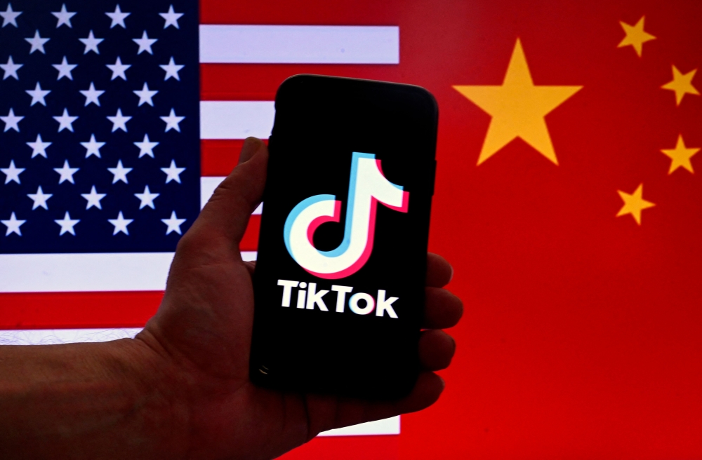 TikTok edged closer to being banned in the United States after it lost an appeal yesterday against a law requiring the video-sharing app to divest from its Chinese parent company by January 19. — AFP pic