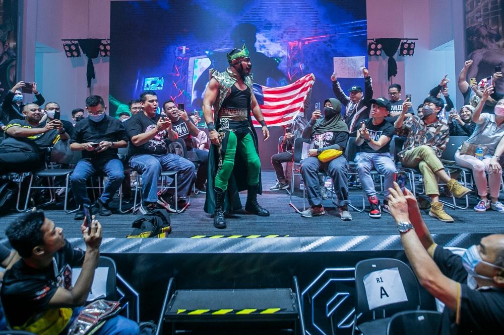 Shaukat said that wrestling in WWE is still his dream, and he’s committed to making it a reality. — Picture by Hari Anggara