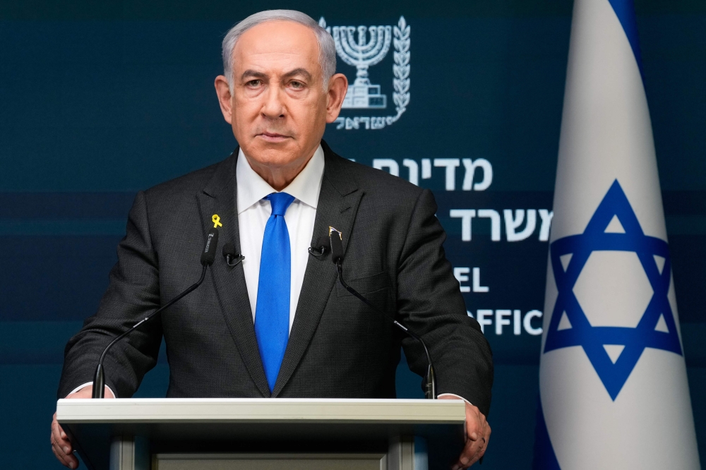 Netanyahu was indicted in 2019 in three cases involving gifts from millionaire friends and for allegedly seeking regulatory favours for media tycoons in return for favourable coverage. He denies any wrongdoing. — AFP pic
