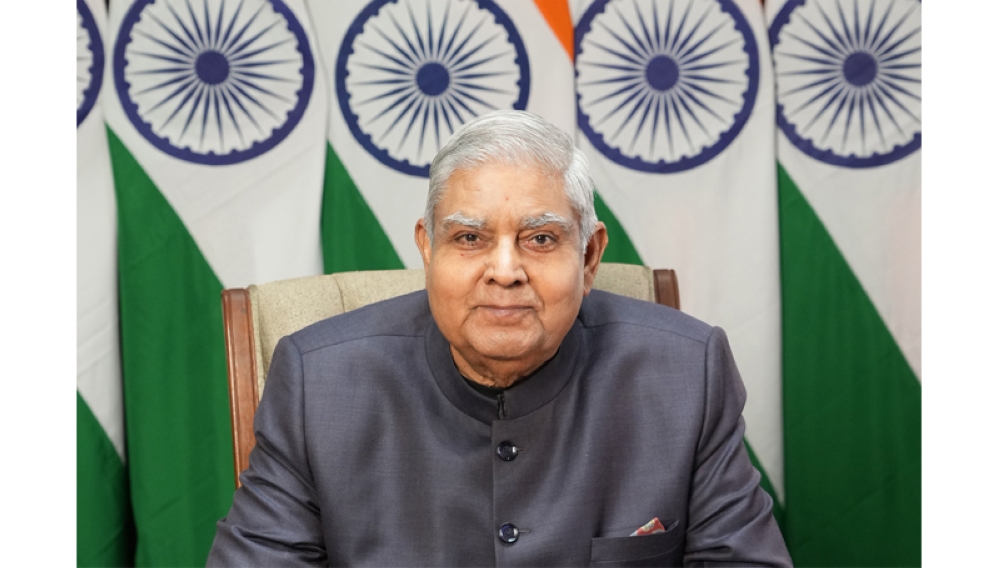 Jagdeep Dhankar holds India’s second highest constitutional office, as well as being chair of the upper house of parliament. — Picture via X