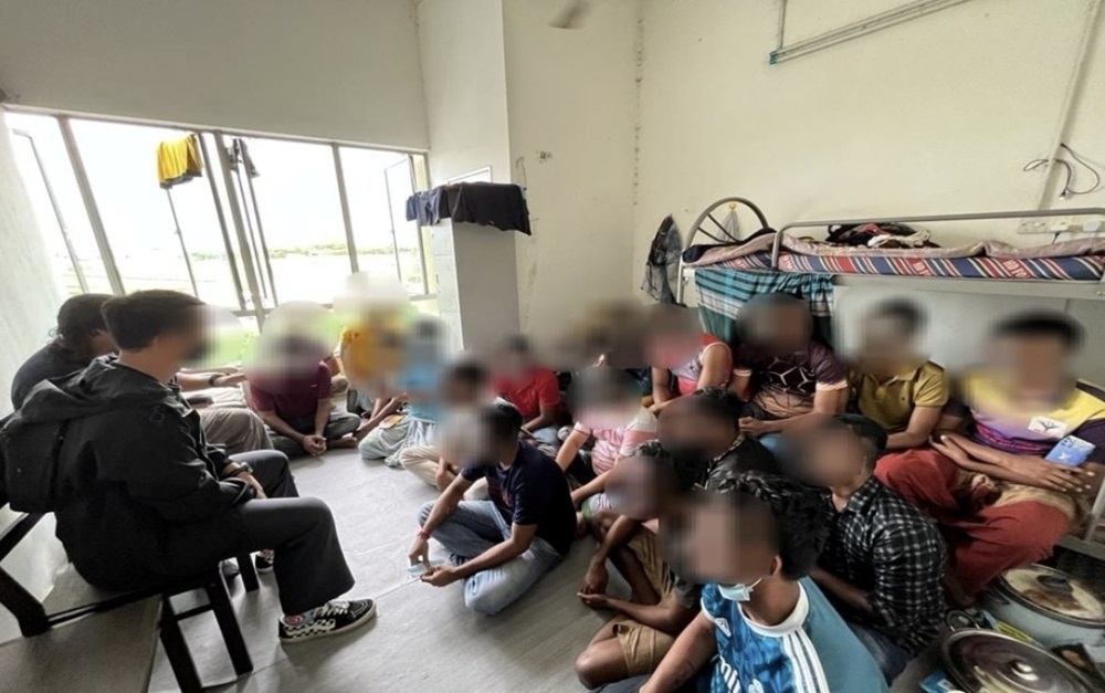 Children accounted for 38 per cent of detected victims, compared to 35 per cent for figures for 2020 which formed the basis of the previous report. — Picture courtesy of Immigration Department