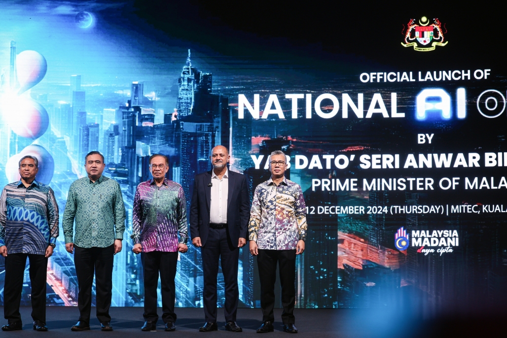 The Malaysian government officially launched the National AI Office (NAIO). — Bernama pic