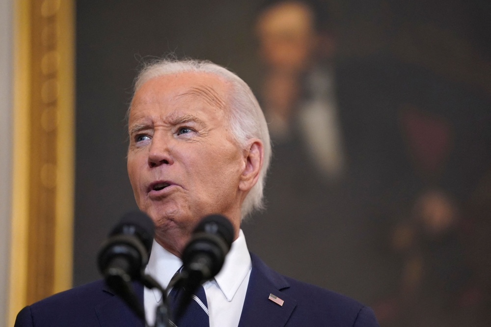 US President Joe Biden yesterday released a long-awaited strategy for countering anti-Muslim and anti-Arab hate, up sharply since the start of the Israel-Gaza war, calling for urgent, continued work to reduce discrimination and bias. — Reuters pic