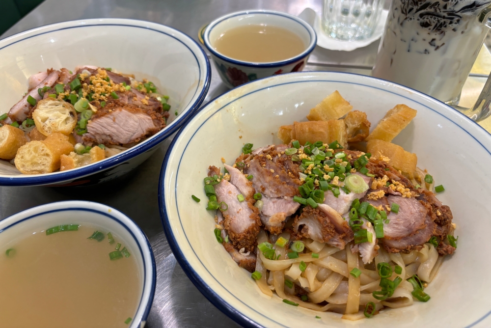 Ah Yen Traditional Fried Pork Kway Teow’s signature noodles: The shop sells about 800 bowls on weekdays and 1500 bowls on weekends. — Picture by Julia Chan