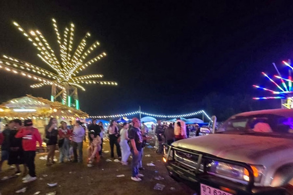 Authorities in Thailand have arrested two men following a bomb blast at a festival near the border with Myanmar that killed three people and wounded dozens, police said today. — Picture via Umphang Rescue team