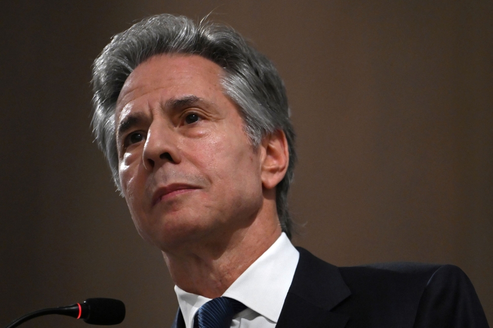 Blinken said at a news conference that the group had agreed on a joint communique that also calls for an inclusive and representative government that respects the rights of minorities. — Reuters pic