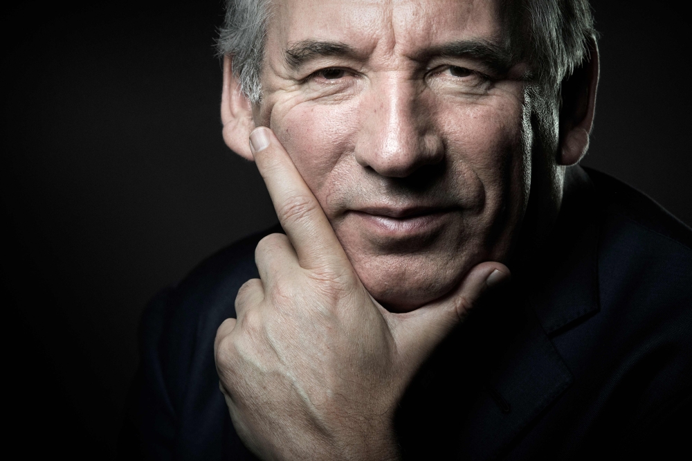 French Leader of French MoDem centrist party and Mayor of Pau Francois Bayrou poses in Paris on April 27, 2016. Emmanuel Macron named Francois Bayrou Prime Minister, the Elysee presidential Palace announced on December 13, 2024.  — AFP pic