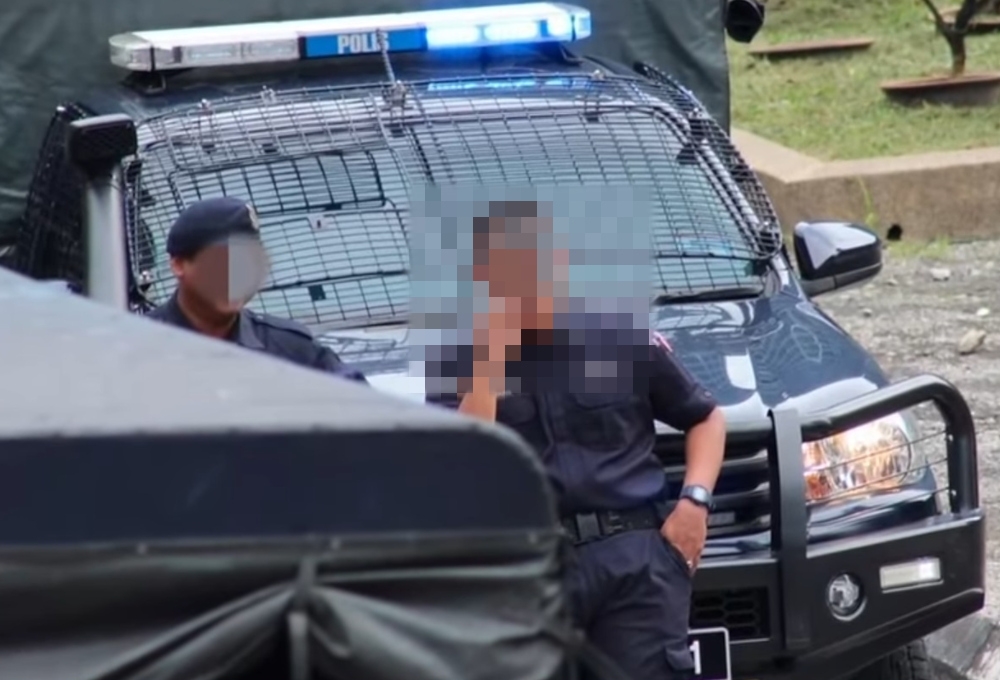 Earlier, a social media post by the woman went viral, alleging that a policeman made lewd gestures towards her, while taking photographs, during the protest on human rights.