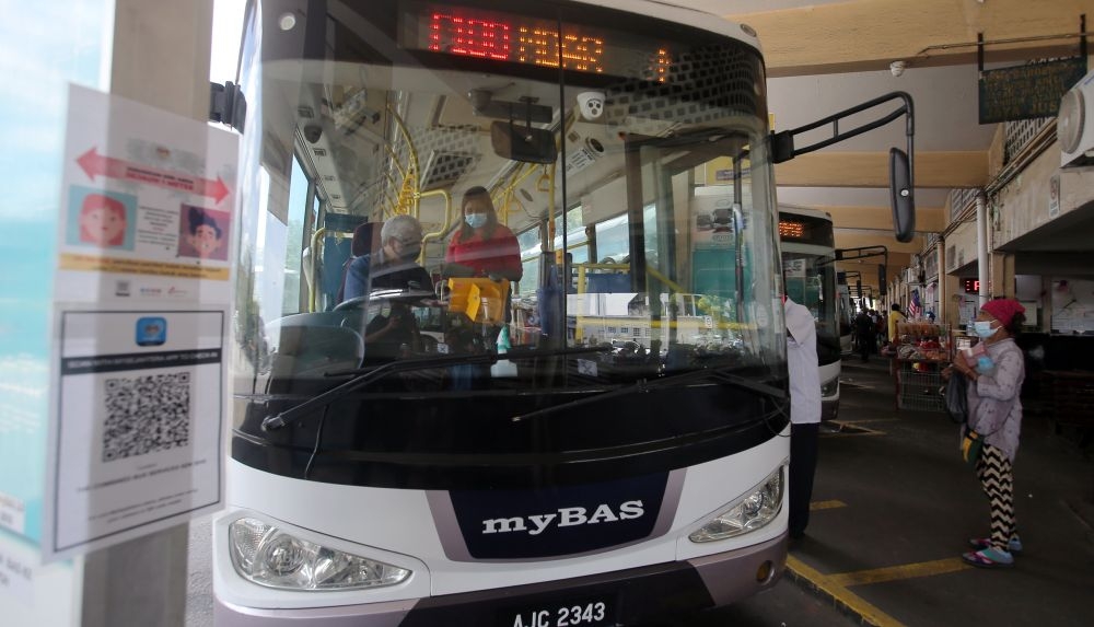 The Perak stage bus line known as MyBASis now rebranded as BAS.MY and . — File picture by Farhan Najib