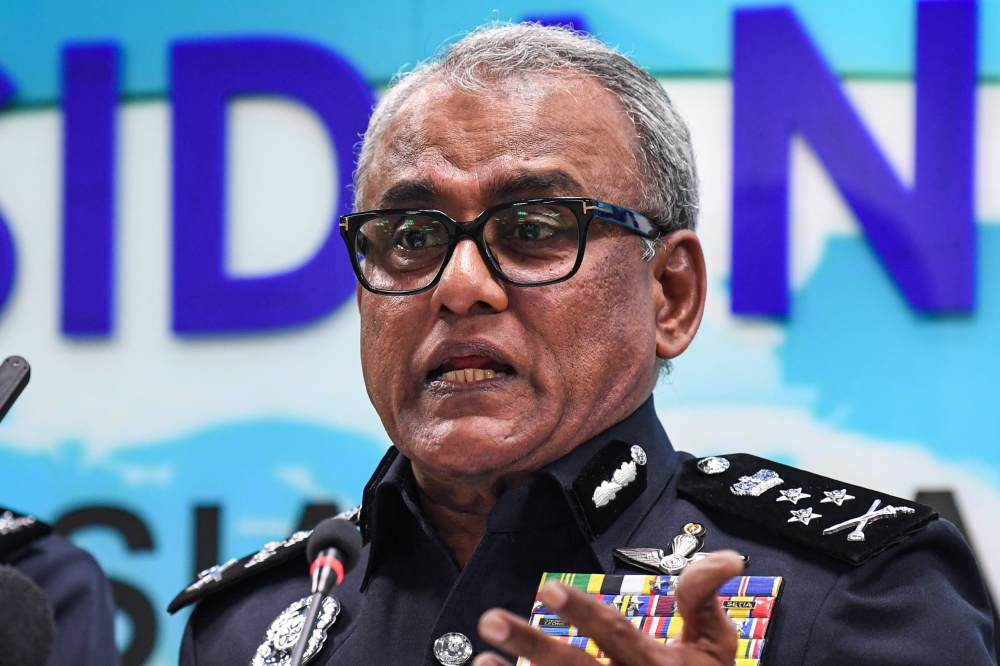 Bukit Aman Commercial Crime Investigation Department (CCID) director Datuk Seri Ramli Mohamed Yoosuf speaks during a press conference at Menara KPJ in Kuala Lumpur December 17, 2024. — Bernama pic