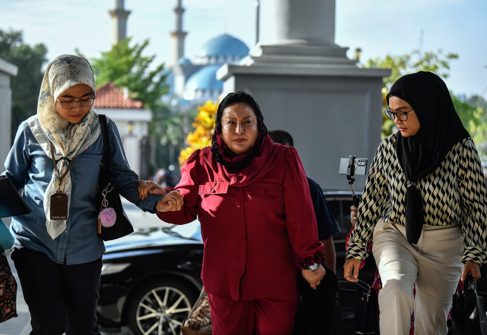Datin Seri Rosmah Mansor arrives at the Kuala Lumpur High Court December 19, 2024. — Bernama pic