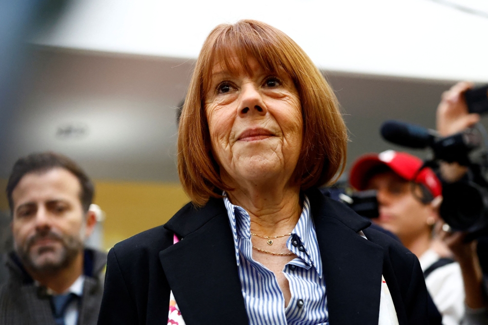 Gisele Pelicot, arriving for the delivery of the verdict in the trial for Dominique Pelicot and 50 co-accused, — Reuters