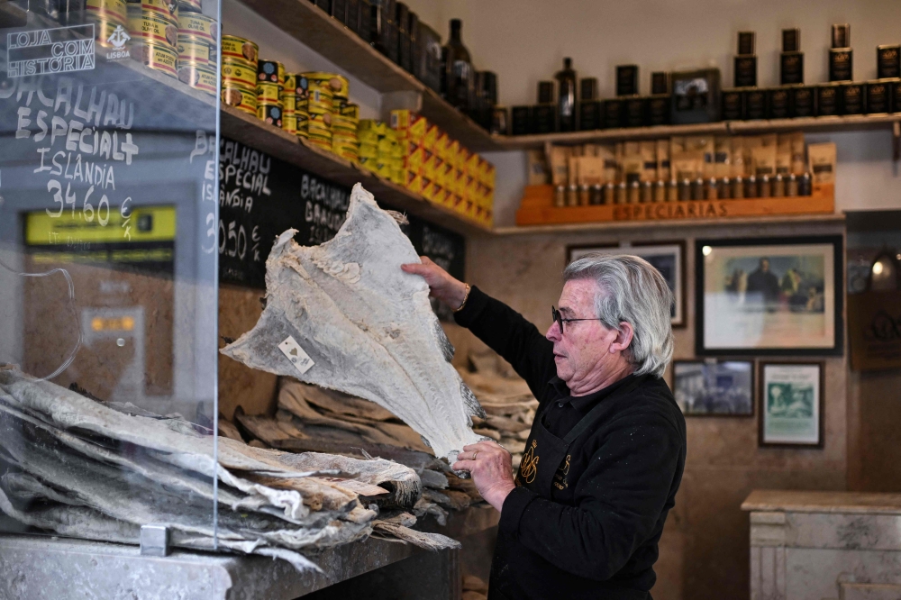 Salt cod has long been a national staple in Portugal, where it is said there are as many recipes for this humble fish as there are days in the year. — AFP pic