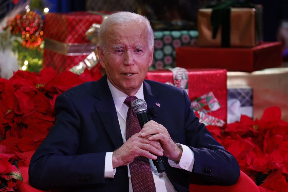 President Joe Biden signed a funding bill yesterday, averting a Christmastime government shutdown after negotiations in Congress went down to the wire overnight. — AFP