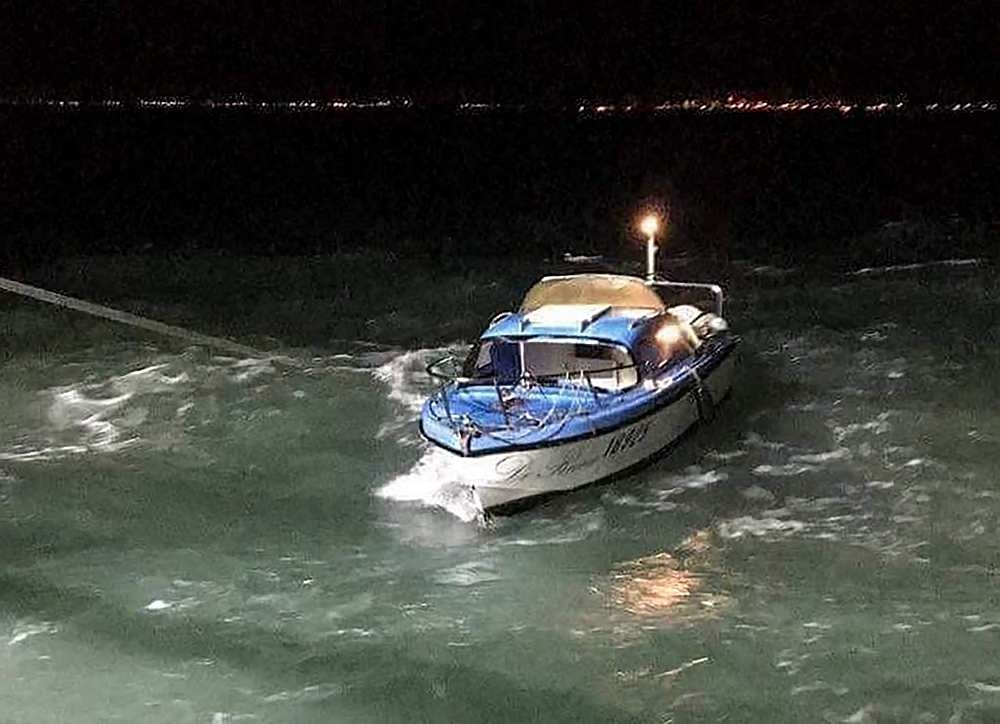 File photo of a boat used by group of migrants attempting to cross the English Channel. — AFP