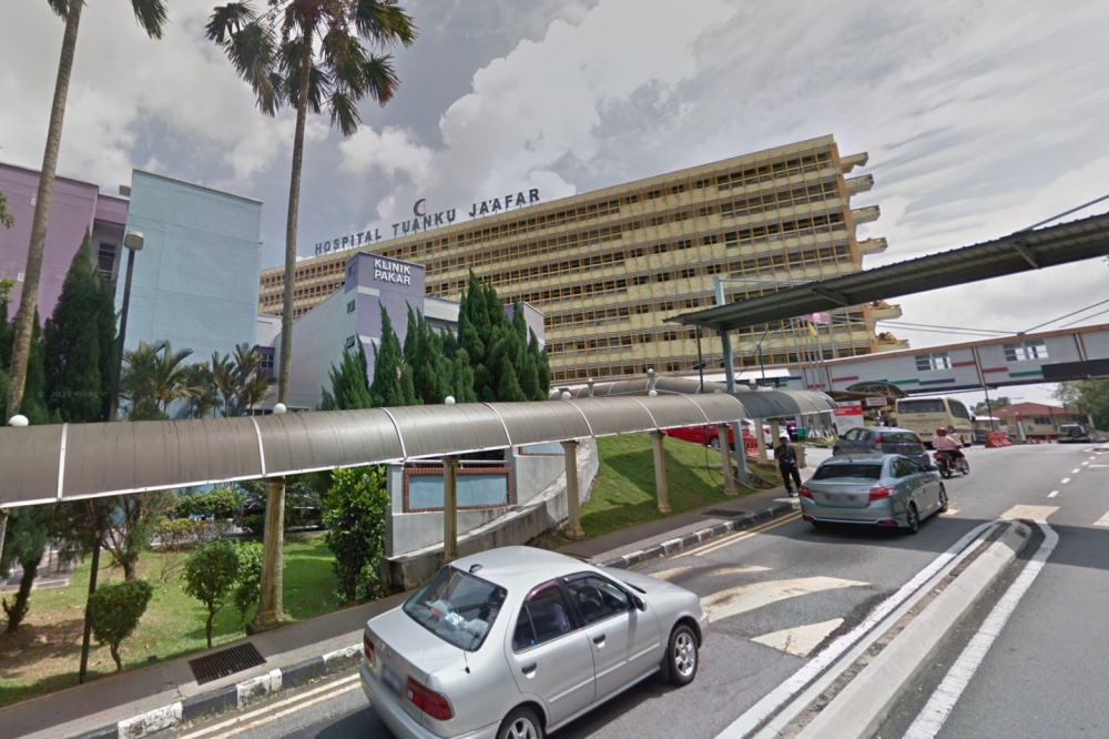 The siblings were treated at Hospital Tuanku Ja'afar in Seremban after a crash involving the mother and her five children. — Screengrab from Google Street View