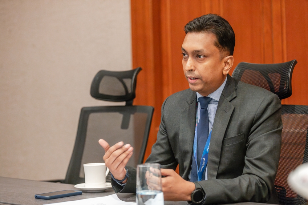 MAG Chief Commercial Officer of Airlines Dersenish Aresandiran said Malaysia Airlines’ ‘Time For’ campaign was developed after careful analysis of changing travel behaviour post-pandemic. — Picture by Raymond Manuel